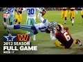 NFC East Championship Dallas Cowboys vs Washington Commanders FULL GAME NFL 2012 Season Week 17