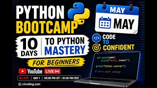 May Python Bootcamp Day 1