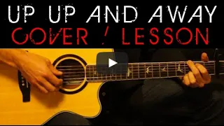 up up and away juice wrld cover easy acoustic guitar tutorial lesson lyrics chords tabs