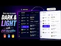 Build a CSS Theme Switcher in 15 Min Dark Mode with CSS Variables Tutorial