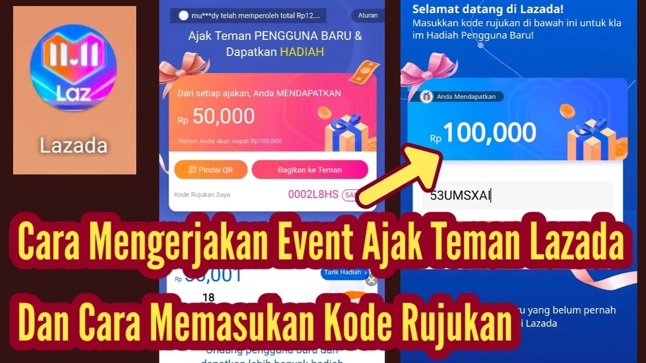 cara LIHAT/SALIN KODE VOUCHER LAZADA