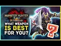Monster Hunter Rise Sunbreak - What Weapon Is Best For You All 14 Weapons Explained