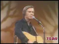 George Jones - LIVE "He Stopped Loving Her Today" FIRST TV APPEARANCE FOR THAT SONG!