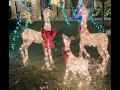 Honest Review Gold Lighted Christmas Deer Family With Bow