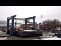 Durocher s KOKOSING IV Barge Hauled Out at Great Lakes Shipyard