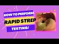 How to Perform a Rapid Strep Test