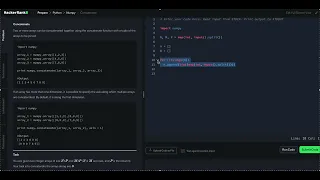 Hackerrank Python Solution Numpy - Concatenate