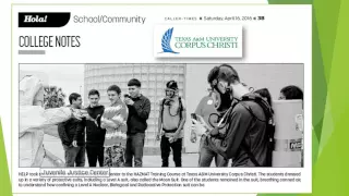 A Look at HELP in Caller Times