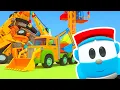 Download Lagu New season! Leo the Truck \u0026 the mixed parts of street vehicles for kids. Car cartoons for kids.