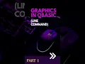 Graphics in QBASIC Line Command Part 1