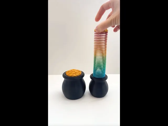 Pot of Gold Slinky (2 sizes) video thumbnail