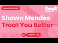 Download Lagu Shawn Mendes - Treat You Better (Acoustic Karaoke)
