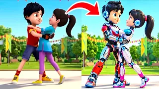 Shiva Cartoon Characters Ka Robot Officer Version|Shiva Cartoon Vs Robot Virsion
