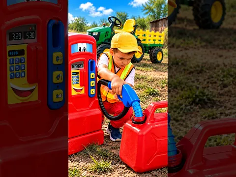 Топливо знайдено! Заправляємо трактор! 🚜🔥