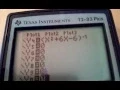 TI Program for Partial Fraction Decomposition