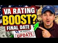 HUGE VA RATING INCREASE UPDATE Final Rule Date Could Boost Veterans Monthly Compensation