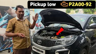 Tata nexon Pickup low & check light P2A00-92 