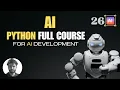 Python for AI Development Beginner Friendly Full Course Part-26 Functions in Python