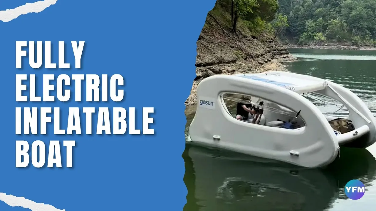 FULLY ELECTRIC INFLATABLE BOAT