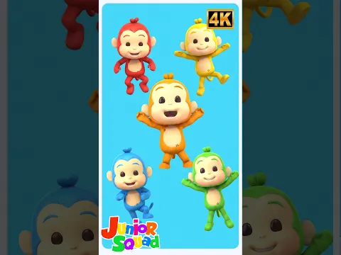 ¿Qué pasó con Cinco los monitos? #shorts #infantil #cancionesinfantiles #kidsrhymes #trendingshorts