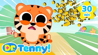 🐝 Run Away, Bees are Coming! | Boo Boo Bee Song | Doctor Tenny Hospital Play Song | Hey Tenny!
