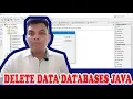 Program Hapus data java databases di Tabel data part 5