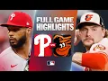 PHILLIES vs ORIOLES Full Game Highlights August 1 2026 MLB Season
