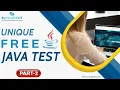 Unique FREE Java Test - Part 2 Java Coding Bootcamp in California