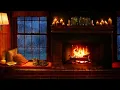 Download Lagu Cozy Cabin Ambience - Rain and Fireplace Sounds at Night 8 Hours for Sleeping, Reading, Relaxation
