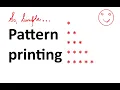 Pattern Printing Made Easy Java ICSE BlueJ