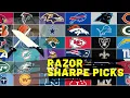Razor SHARPE Picks Week 8