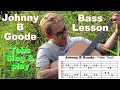 Download Lagu Johnny B Goode Bass Cover with Tabs. Play \u0026 Sing! Peter Tosh  #basslessons