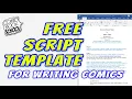 Script Template for Comic Book Writers - Demo Download of Open Source Template