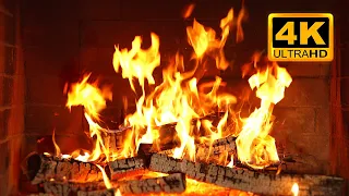 Fireplace 4K UHD Fireplace With Crackling Fire Sounds Fireplace Ambience 