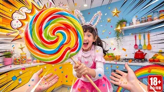 【斗罗大陆】舞桐姐姐把弟弟的零食抢走啦，下秒妈妈居然带来巨大棒棒糖！#搞笑#家庭#唐舞桐