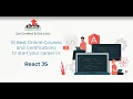 10 Best online course and certification in ReactJS