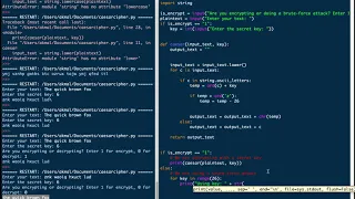 03 Caesar Cipher Brute Force Attack Exercise in Python