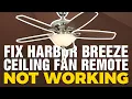 How To Fix Harbor Breeze Ceiling Fan Remote Not Working