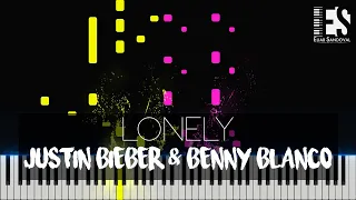 Download Lonely - Justin Bieber \u0026 benny blanco (Piano Tutorial) | Eliab Sandoval MP3