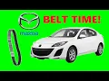 Installing a Mazda 3 Stretch Belt AC Drive Belt and Serpentine Belt - DIY Mazda 3 Serpentine Belt