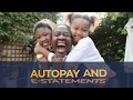 AutoPay and E-Statements