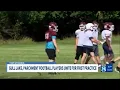 Gull Lake and Parchment football players unite for first combined practice