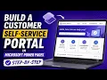 Build a Customer Self-Service Portal in Microsoft Power Pages Step-by-Step