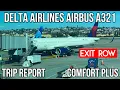 TRIP REPORT Delta Airlines Airbus A321 COMFORT PLUS San Diego SAN - Minneapolis MSP