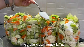 👌🏽TURSHI E PERZİER RUSHKA GATİ PËR 1 JAVË/1Hafta İçin Hazır Karışuk Turşu