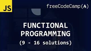 freeCodeCamp solutions - Functional Programming 9