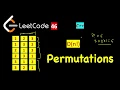 Permutations LeetCode 46 C solution