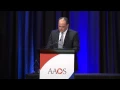 Trauma and Triumph AAOS More Award Speech