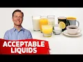 Acceptable Liquids During Fasting COMPLETE LIST