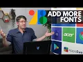 Adding fonts in Docs and Slides Tips Tricks Episode 91